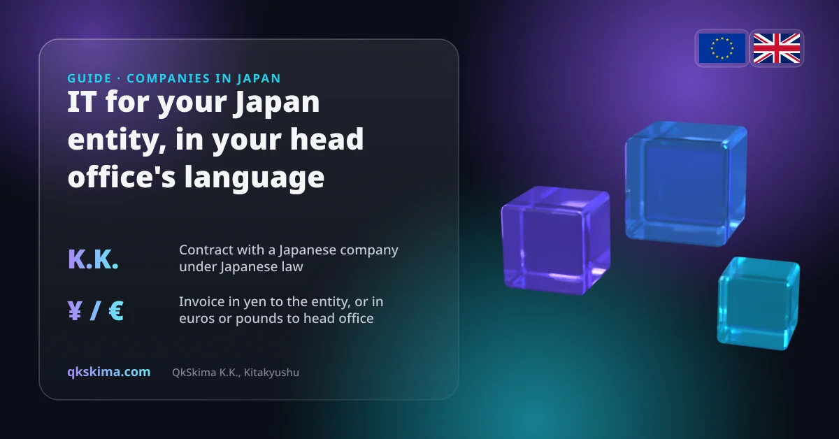 Your Japan entity needs IT — but nobody there speaks your head office's language?